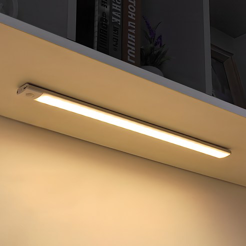 충전식 3색 LED 밝기 조절 무선 모션 직부등 40cm 웜화이트+내추럴화이트+쿨화이트
